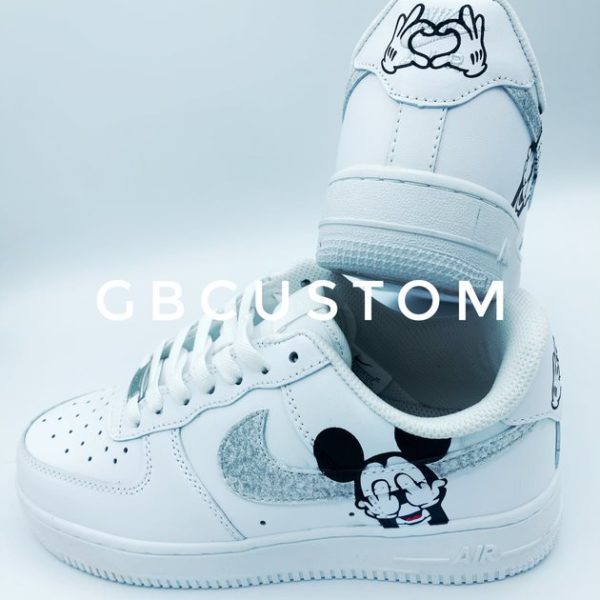 NIKE AF1 - MICKEY MOUSE SILVER