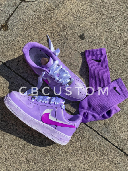 NIKE AF1 - VIOLET FALLING SWOOSH