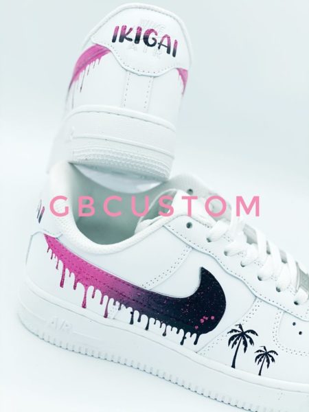 NIKE AF1 - MINI SLIME PINK & GLITTER